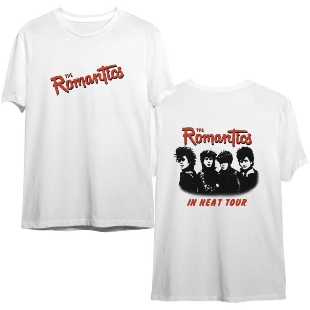 1983 The Romantics Concert Single Stitch Shirt 2 Sided